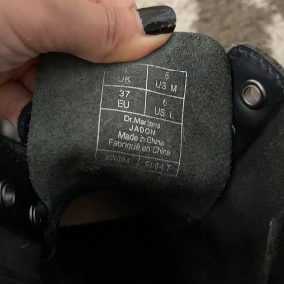 Doc Martens Black Jadon Platform Boots - Picture 7 of 7